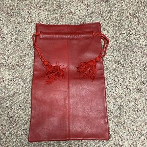 Vintage Birks leather satchel/shoe bag